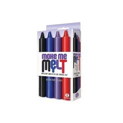 4 Bougie Sensuelles - Make Me Melt -EasyToys Shop 4 bougie sensuelles make me melt 2