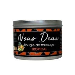Bougie De Massage Sensuel ‘Tropical’ 120g – Nous Deux
