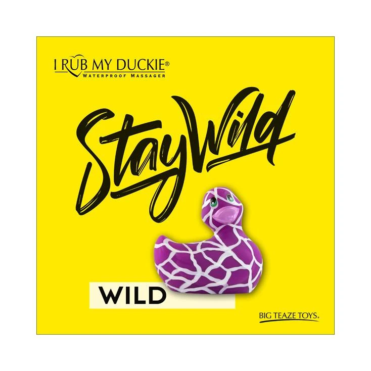 Canard Vibrant ‘I Rub My Duckie 2.0 Wild’ Safari– Big Teaze Toys 3 Canard Vibrant ‘I Rub My Duckie 2.0 Wild’ Safari– Big Teaze Toys – Image 3