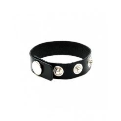 Rimba Cockring Cuir Rivet Anneau Simple