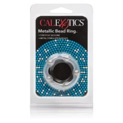 Cockring Perlé Silicone Et Bille Métal - Calexotics -EasyToys Shop cockring perle silicone et bille metal calexotics 2