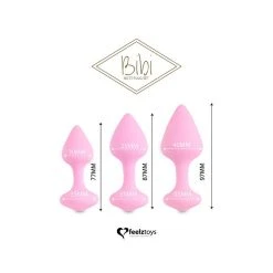 Coffret 3 Plugs Anaux 'Bibi' - FeelzToys -EasyToys Shop coffret 3 plugs anaux bibi feelztoys 3
