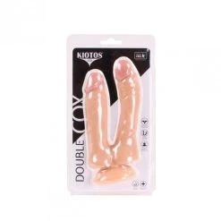 Dildo Double Pénétration 19 Cm Ventouse - Kiotos Cox -EasyToys Shop dildo double penetration 19 cm ventouse kiotos cox 5
