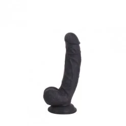 Dildo Testicules à Ventouse Black 22 Cm - Kiotos Cox