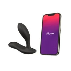 Double Stimulateur Prostatique Vibrant ‘Vector +’ Noir - We-Vibe -EasyToys Shop double stimulateur prostatique vibrant vector noir we vibe 3