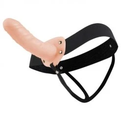 Pipedream Products FFS For Him Or Her Hollow Strap-On Flesh -EasyToys Shop ffs for him or her hollow strap on flesh 1