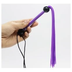 Fouet Multi-lanières Silicone 38cm - BDSM By Paradise Boutik -EasyToys Shop fouet multi lanieres silicone 38cm bdsm by paradise boutik 2