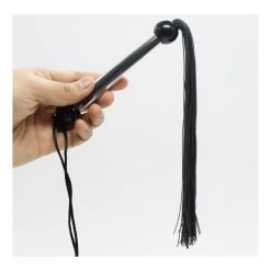 Fouet Multi-lanières Silicone 38cm - BDSM By Paradise Boutik