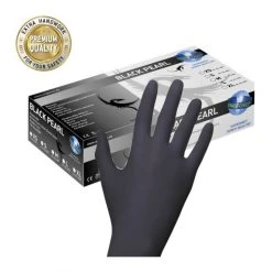 Gants En Nitrile Noir 100 Unités - Taille XL - Black Pearl
