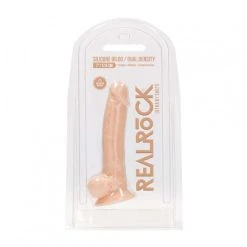 Gode à Ventouse Dual Density Avec Testicules 15,8 Cm D'Insertion - RealRock -EasyToys Shop gode a ventouse avec testicules dual density 136 cm inserable realrock 4
