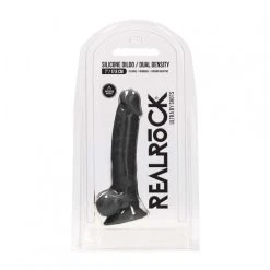 Gode à Ventouse Dual Density Avec Testicules 15,8 Cm D'Insertion - RealRock -EasyToys Shop gode a ventouse avec testicules dual density 136 cm inserable realrock 7