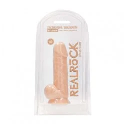 Gode à Ventouse Dual Density Avec Testicules 13,6 Cm D'Insertion - RealRock -EasyToys Shop gode a ventouse dual density avec testicules 136 cm d insertion realrock 7