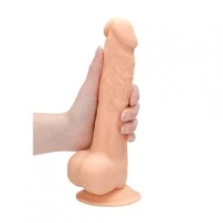 Gode à Ventouse Dual Density Avec Testicules 17 Cm D'Insertion - RealRock -EasyToys Shop gode a ventouse dual density avec testicules 17 cm d insertion realrock 3