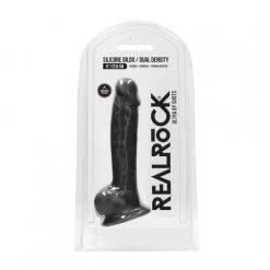 Gode à Ventouse Dual Density Avec Testicules 17,8cm D'Insertion - RealRock -EasyToys Shop gode a ventouse dual density avec testicules 178cm d insertion realrock 3