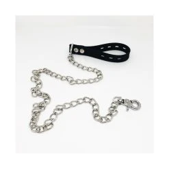 BDSM By Paradise Boutik Laisse Métal Et Silicone - 90cm