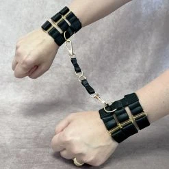 Collection Exclusive Paradise Boutik Menottes Bondages Élastiques Avec Lien De Restriction