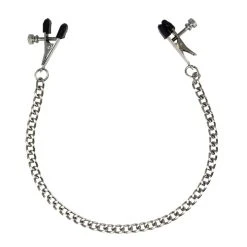 Rimba Pinces à Seins Métal à Vis Avec Chaîne Métal