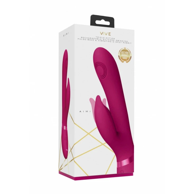 Vibromasseur Rabbit Triple Fonction 'Aimi' - Vive 9 Vibromasseur Rabbit Triple Fonction 'Aimi' - Vive – Image 9